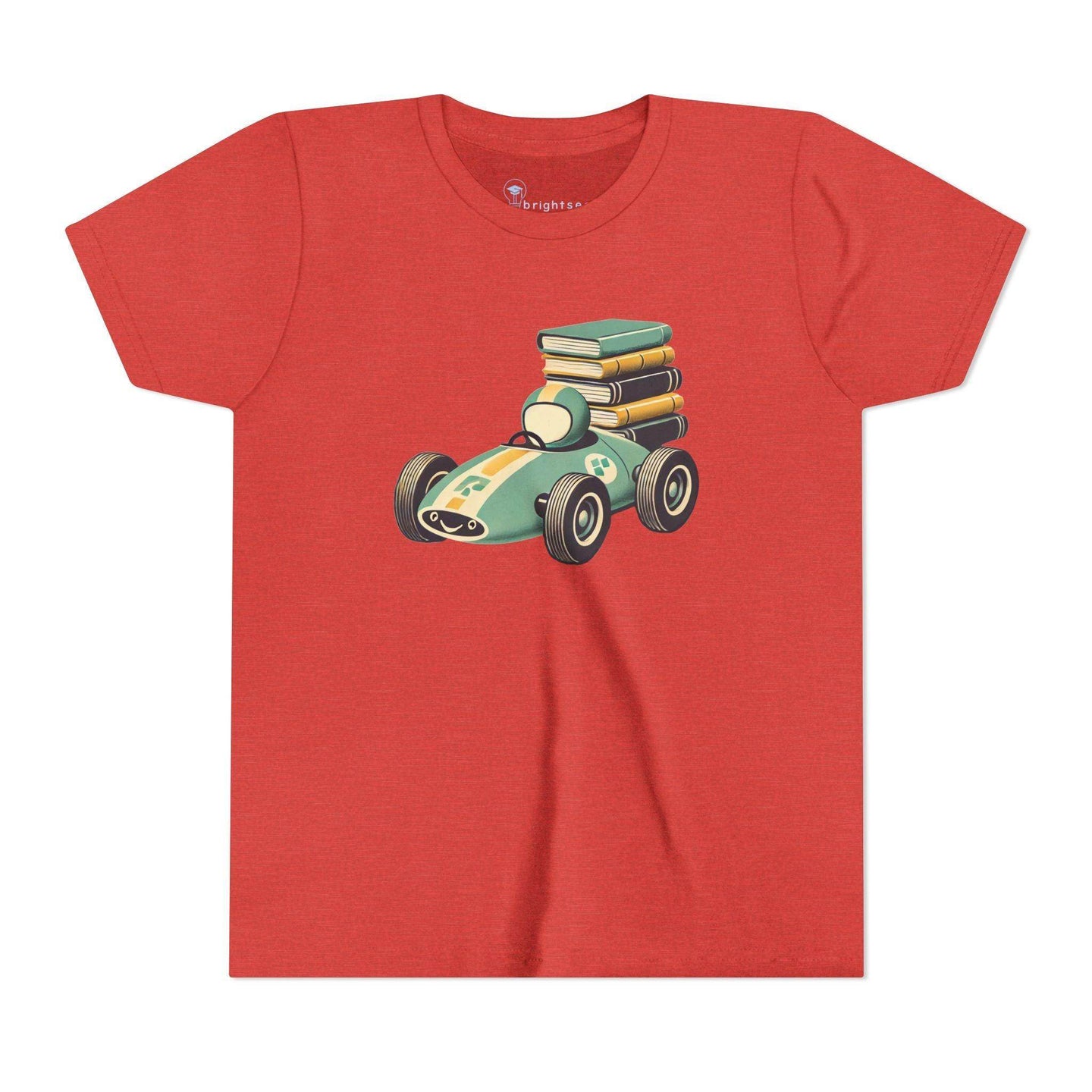Book Delivery Race Car - Youth Short Sleeve - Brightsee