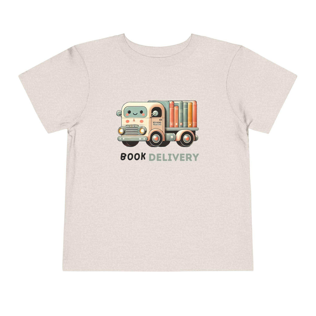 Book Delivery Truck - Toddler Short Sleeve - Brightsee
