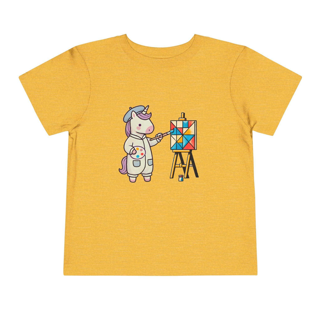 Painting Unicorn - Toddler Short Sleeve - Brightsee