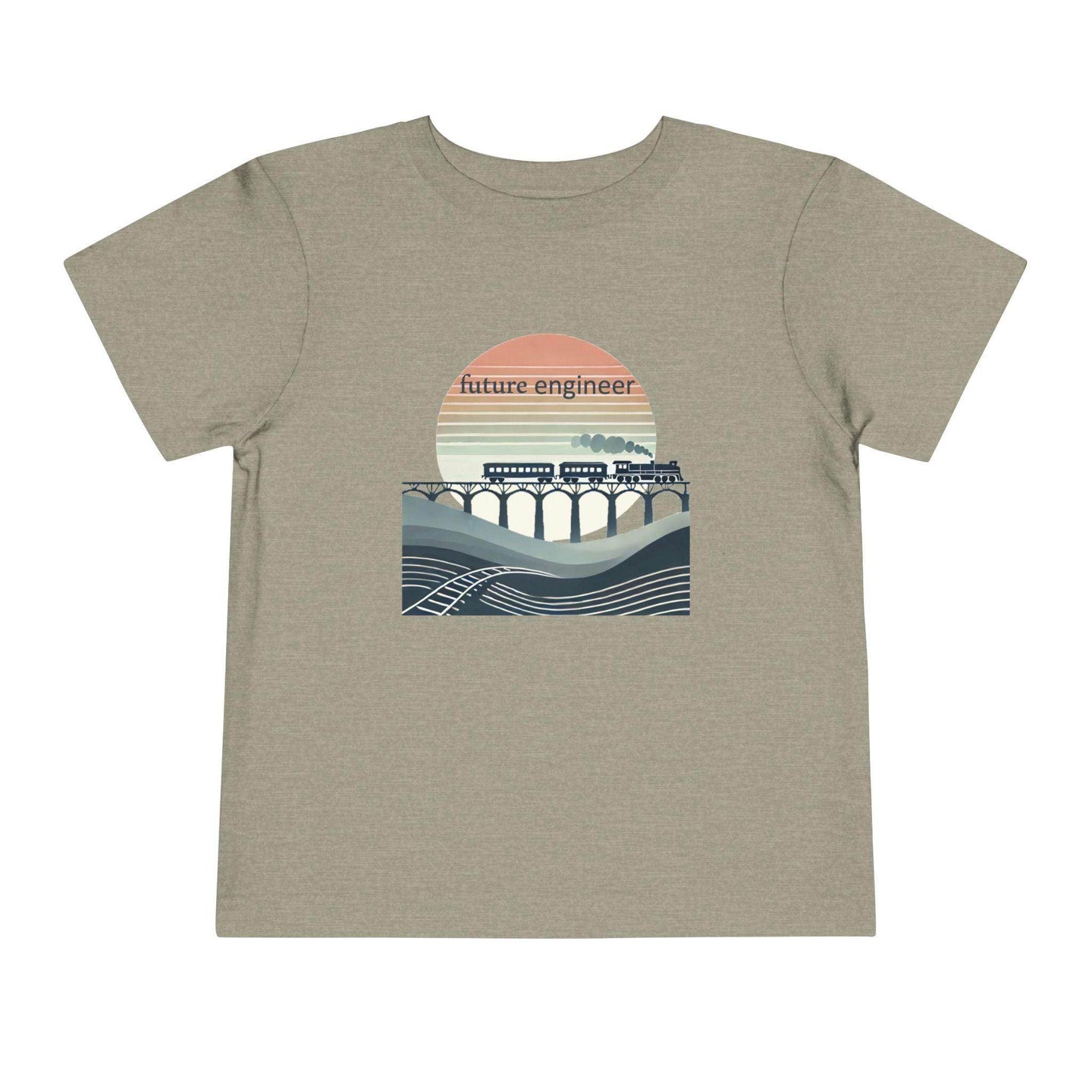 Future Engineer Train - Toddler Short Sleeve - Brightsee