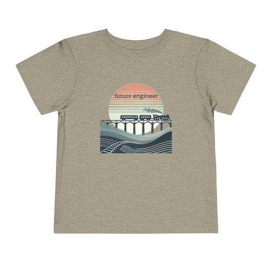 Future Engineer Train - Toddler Short Sleeve - Brightsee