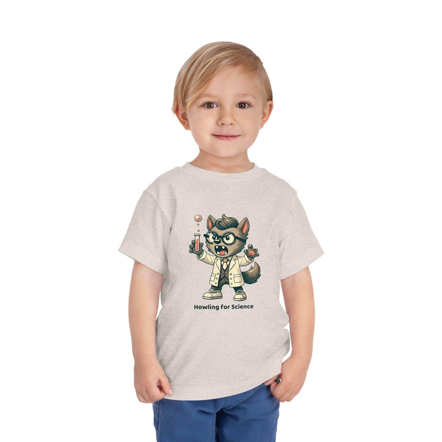 Howling for Science - Toddler Short Sleeve - Brightsee
