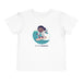 Surfing Scientist Girl - Toddler Short Sleeve - Brightsee