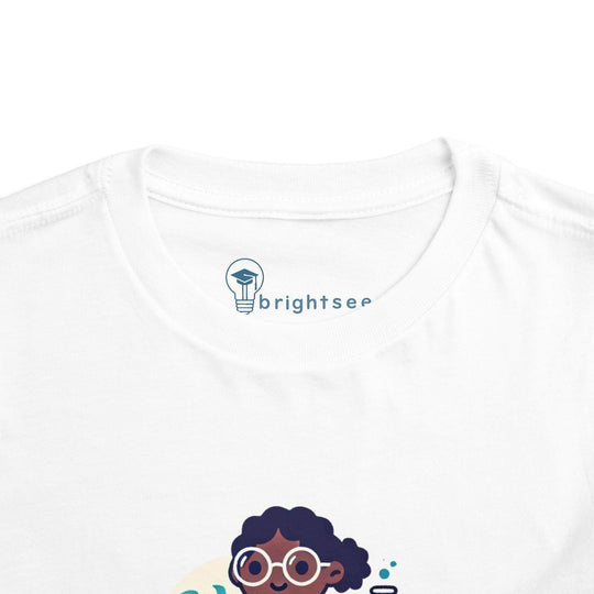Surfing Scientist Girl - Toddler Short Sleeve - Brightsee