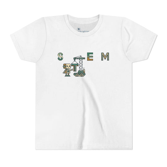 STEM Builder Crane - Youth Short Sleeve - Brightsee