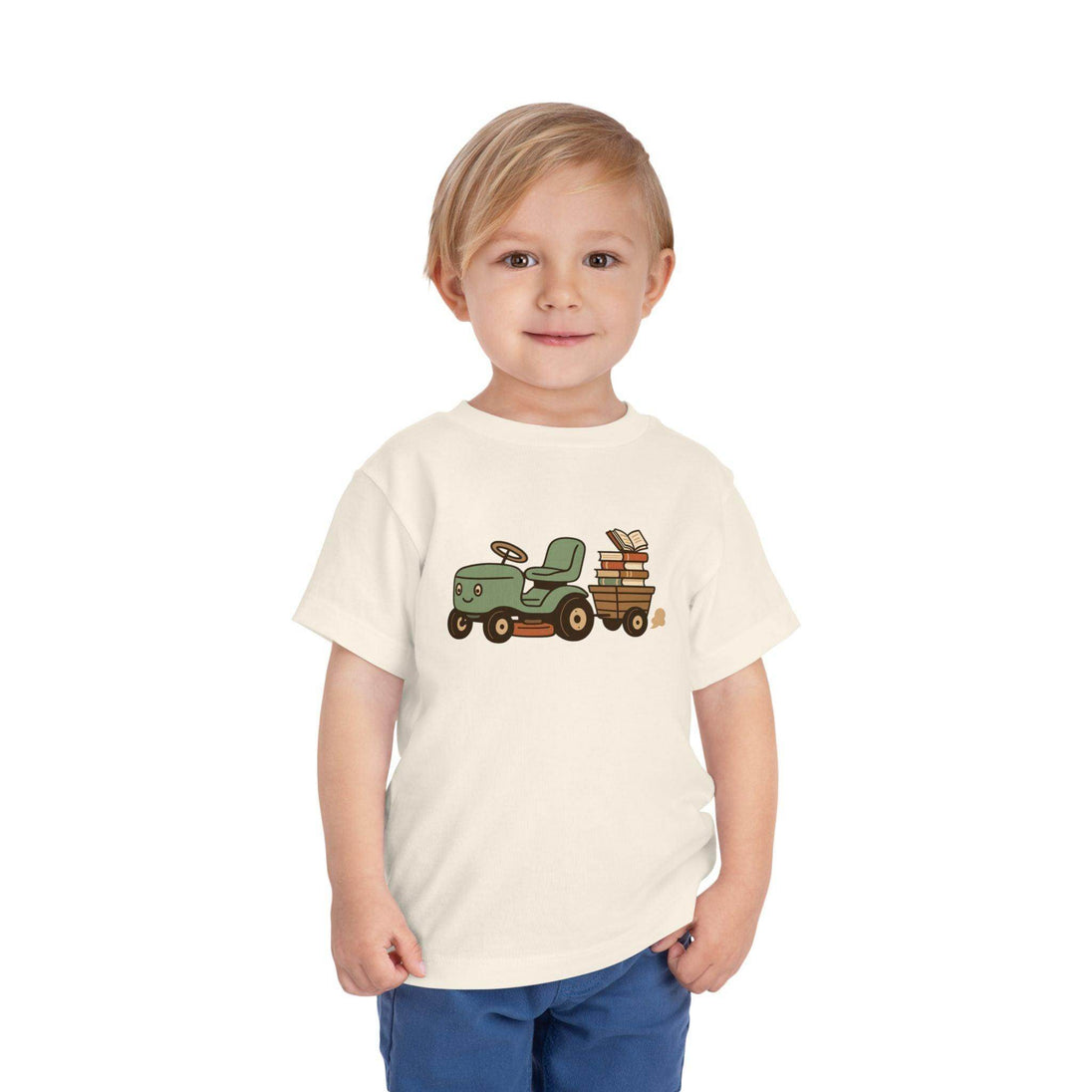 Lawn Mower Book Delivery - Toddler Short Sleeve - Brightsee