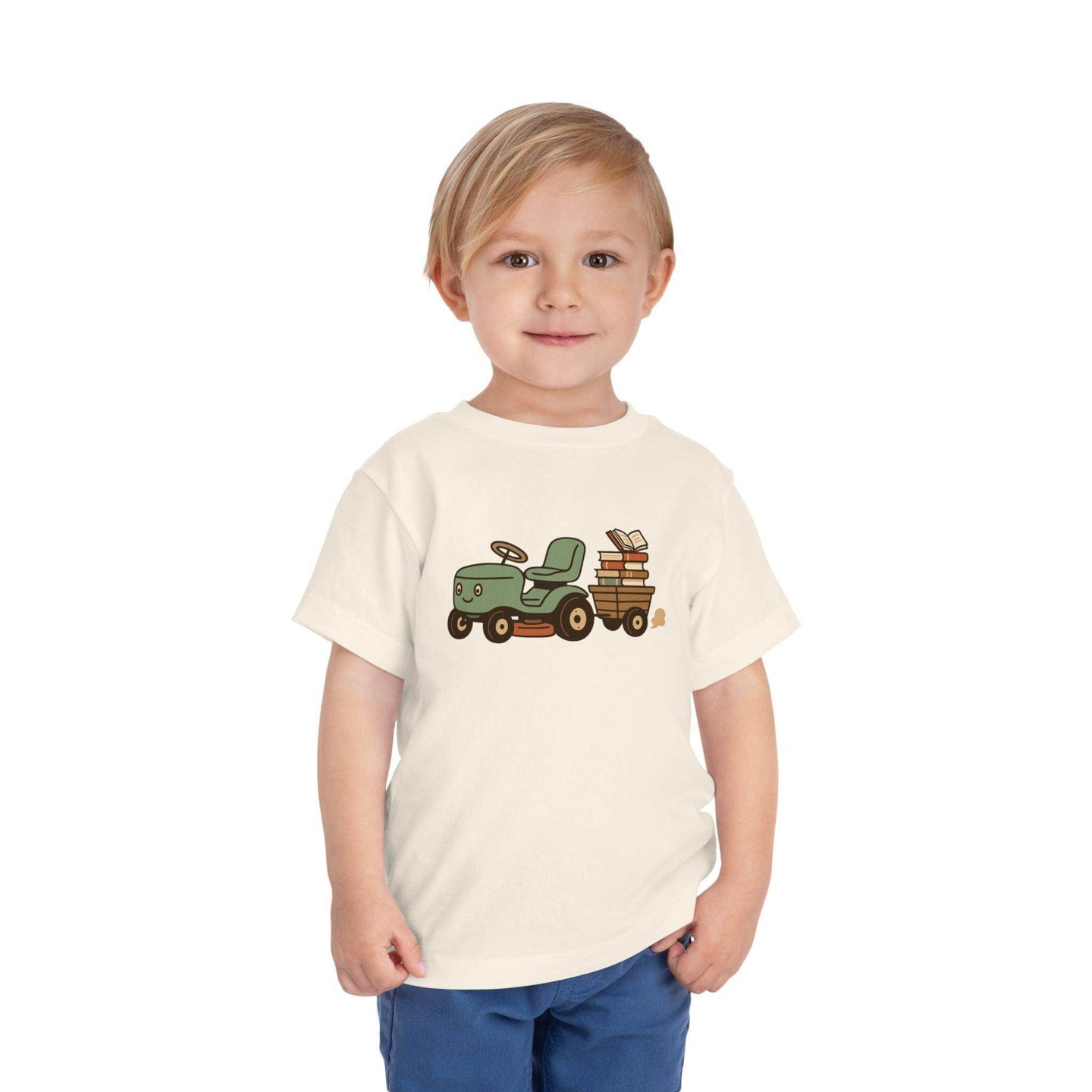 Lawn Mower Book Delivery - Toddler Short Sleeve - Brightsee