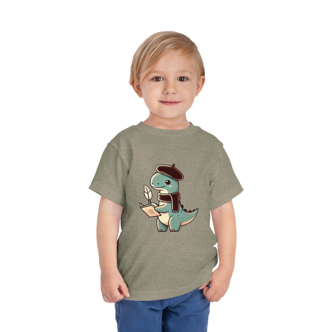 Dinosaur Author - Toddler Short Sleeve - Brightsee