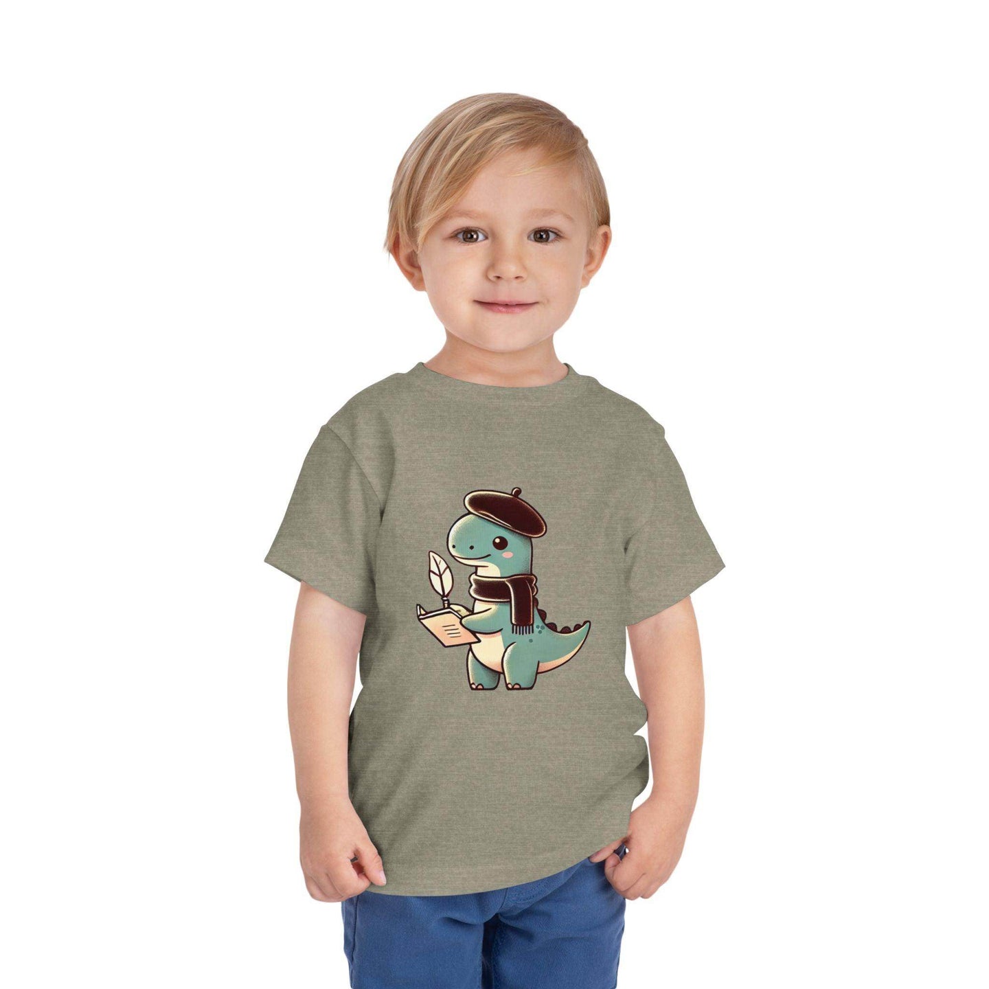 Dinosaur Author - Toddler Short Sleeve - Brightsee