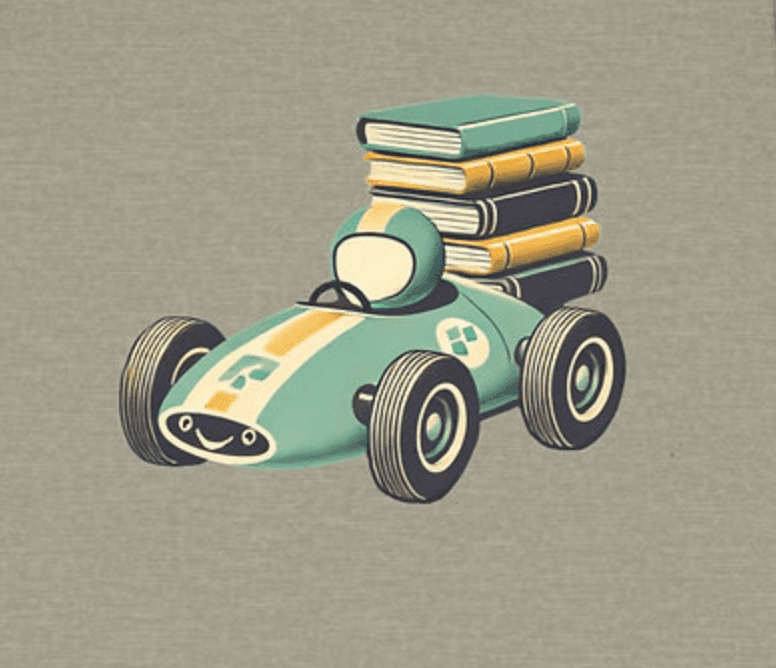 Book Delivery Race Car - Toddler Short Sleeve - Brightsee