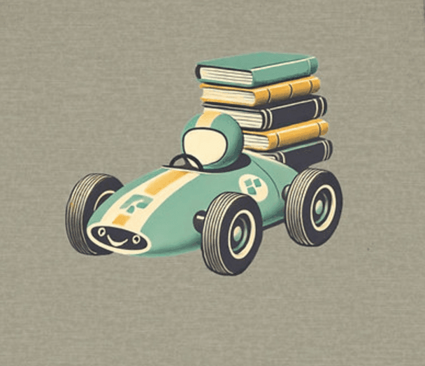Book Delivery Race Car - Toddler Short Sleeve - Brightsee