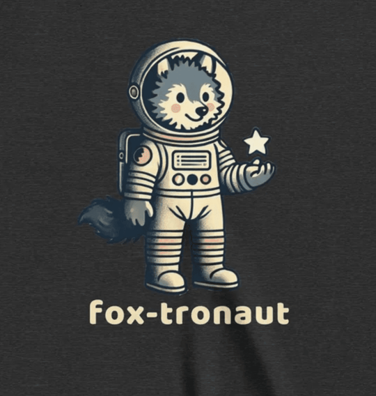 Fox-tronaut - Youth Short Sleeve - Brightsee