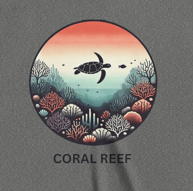 Coral Reef - Youth Short Sleeve - Brightsee