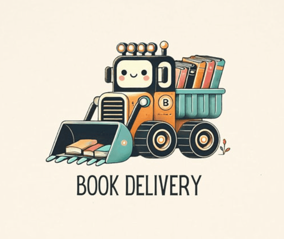 Book Delivery Bulldozer - Toddler Short Sleeve - Brightsee