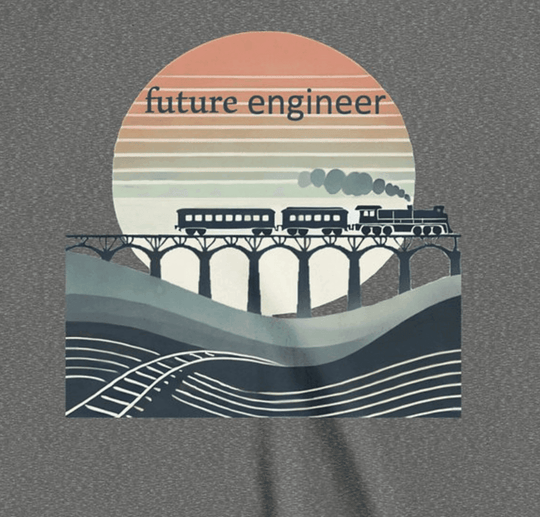 Future Engineer Train - Youth Short Sleeve - Brightsee