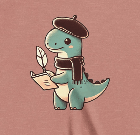Dinosaur Author - Youth Short Sleeve - Brightsee
