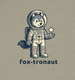 Fox-tronaut - Toddler Short Sleeve - Brightsee