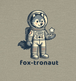 Fox-tronaut - Toddler Short Sleeve - Brightsee