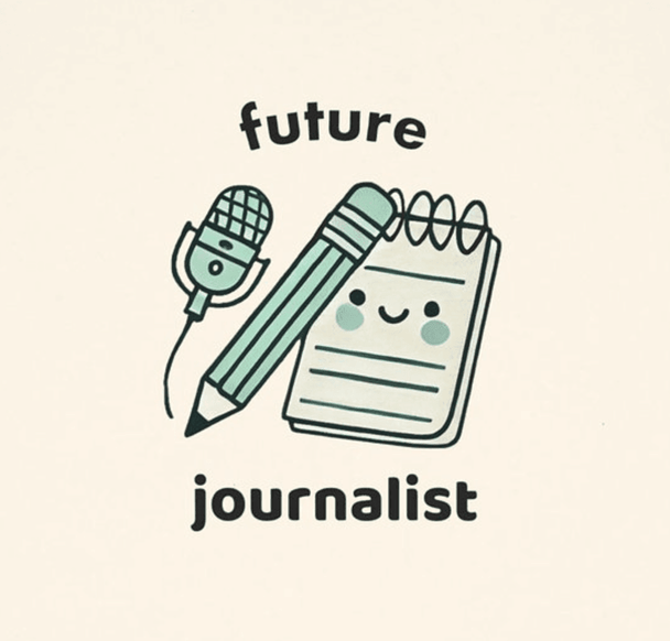 Future Journalist Cute - Toddler Short Sleeve - Brightsee