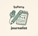 Future Journalist Cute - Toddler Short Sleeve - Brightsee