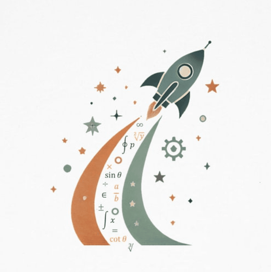 Math Spaceship - Youth Short Sleeve - Brightsee