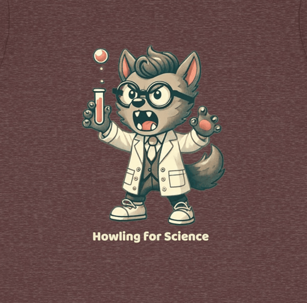 Howling for Science - Toddler Short Sleeve - Brightsee