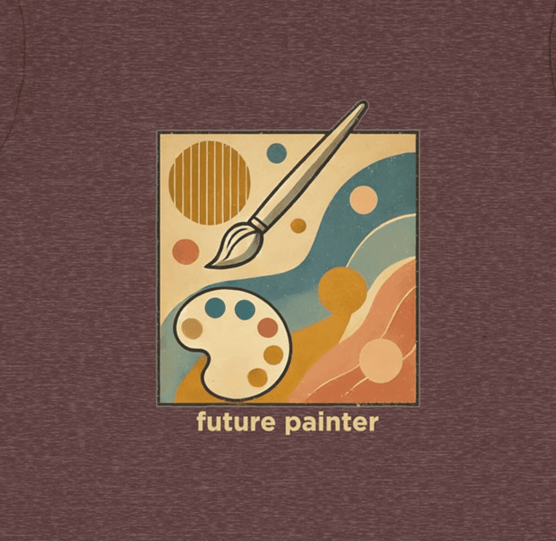 Future Artist Brushstrokes - Toddler Short Sleeve - Brightsee