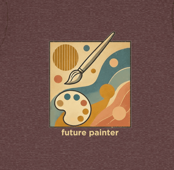 Future Artist Brushstrokes - Toddler Short Sleeve - Brightsee