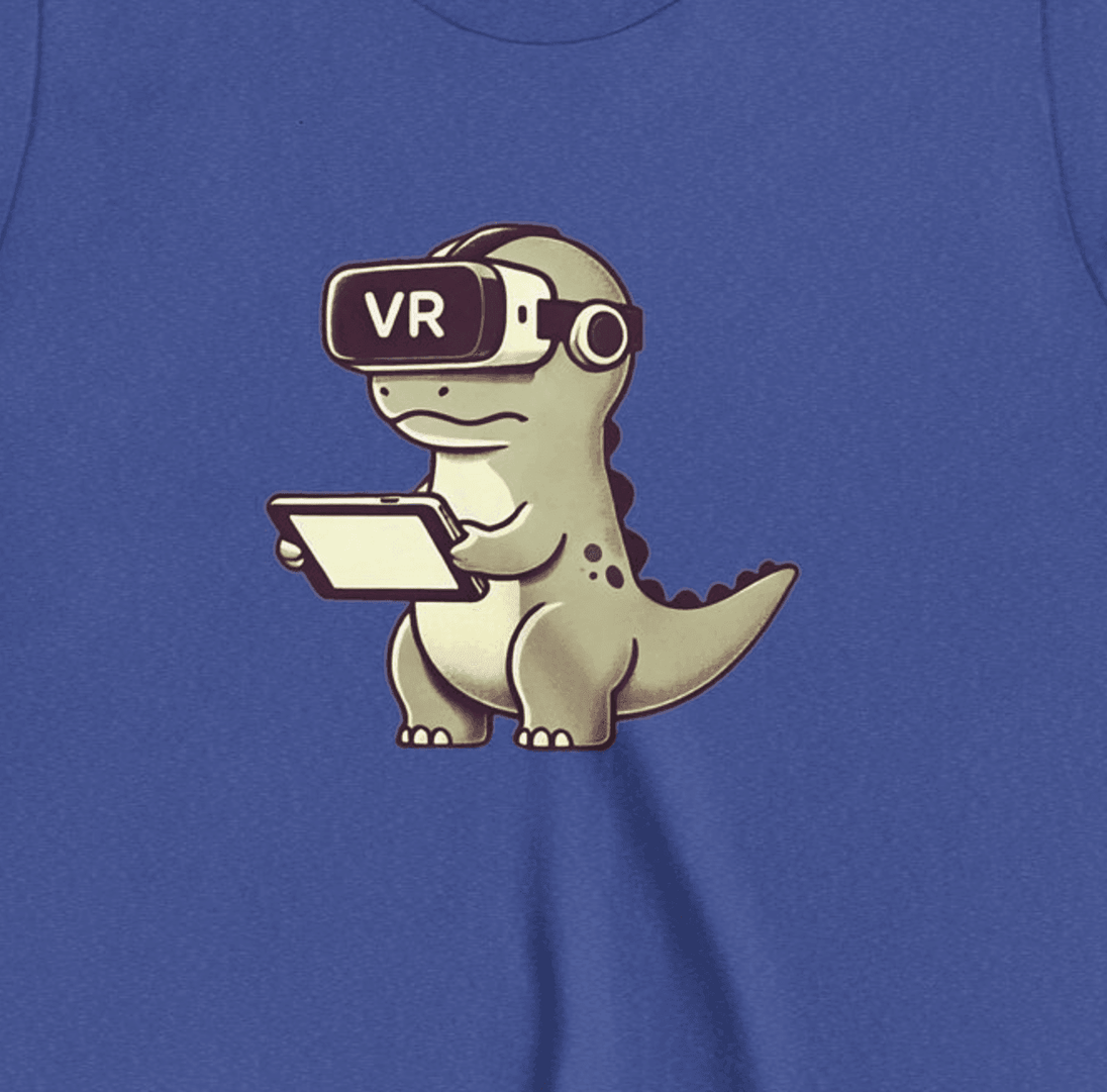 VR Dinosaur - Youth Short Sleeve - Brightsee