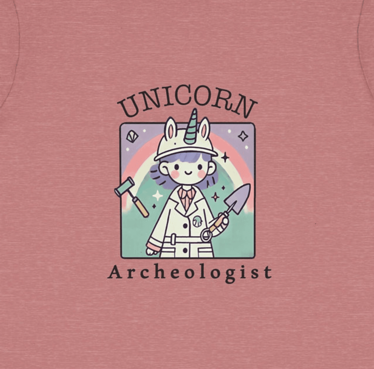 Unicorn Archeologist - Toddler Short Sleeve - Brightsee