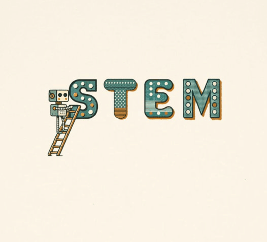 STEM Construction Bot on Ladder - Toddler Short Sleeve - Brightsee