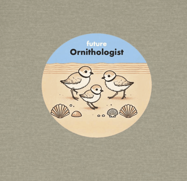 Future Ornithologist Plover - Toddler Short Sleeve - Brightsee
