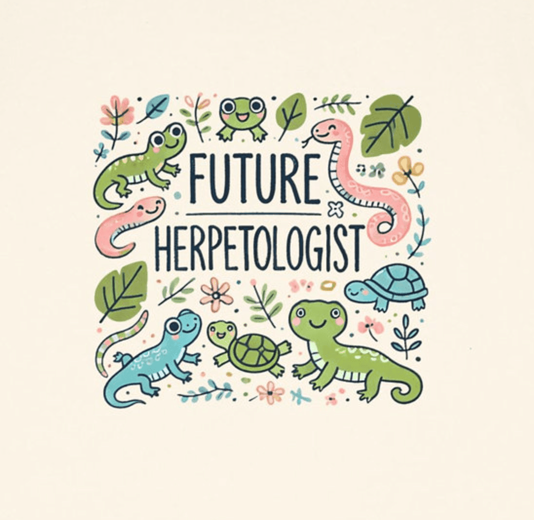 Future Herpetologist Cute - Toddler Short Sleeve - Brightsee