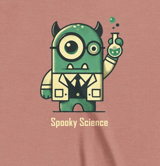 Spooky Science - Monster - Youth Short Sleeve - Brightsee