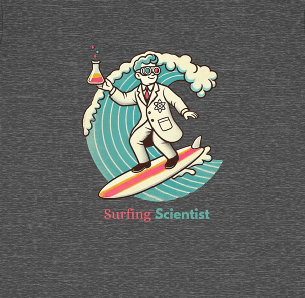Surfing Scientist - Toddler Short Sleeve - Brightsee
