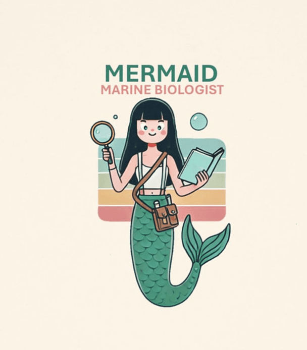 Mermaid Marine Biologist - Toddler Short Sleeve - Brightsee