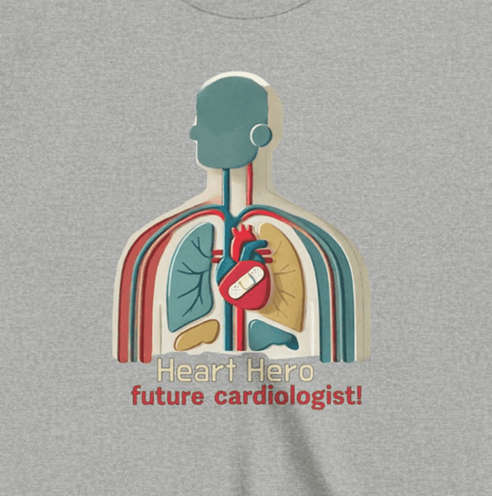 Future Cardiologist - Heart Bandage - Youth Short Sleeve - Brightsee