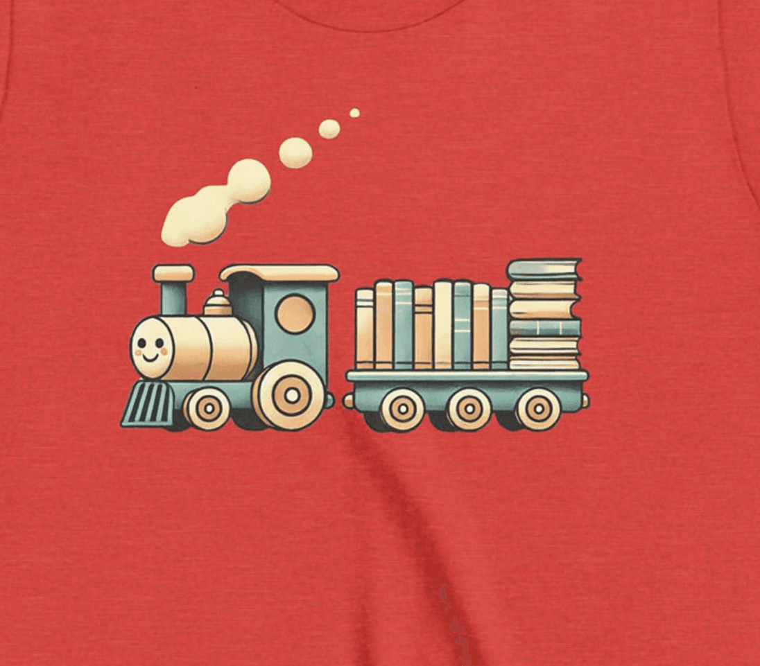 Train Book Delivery - Youth Short Sleeve - Brightsee