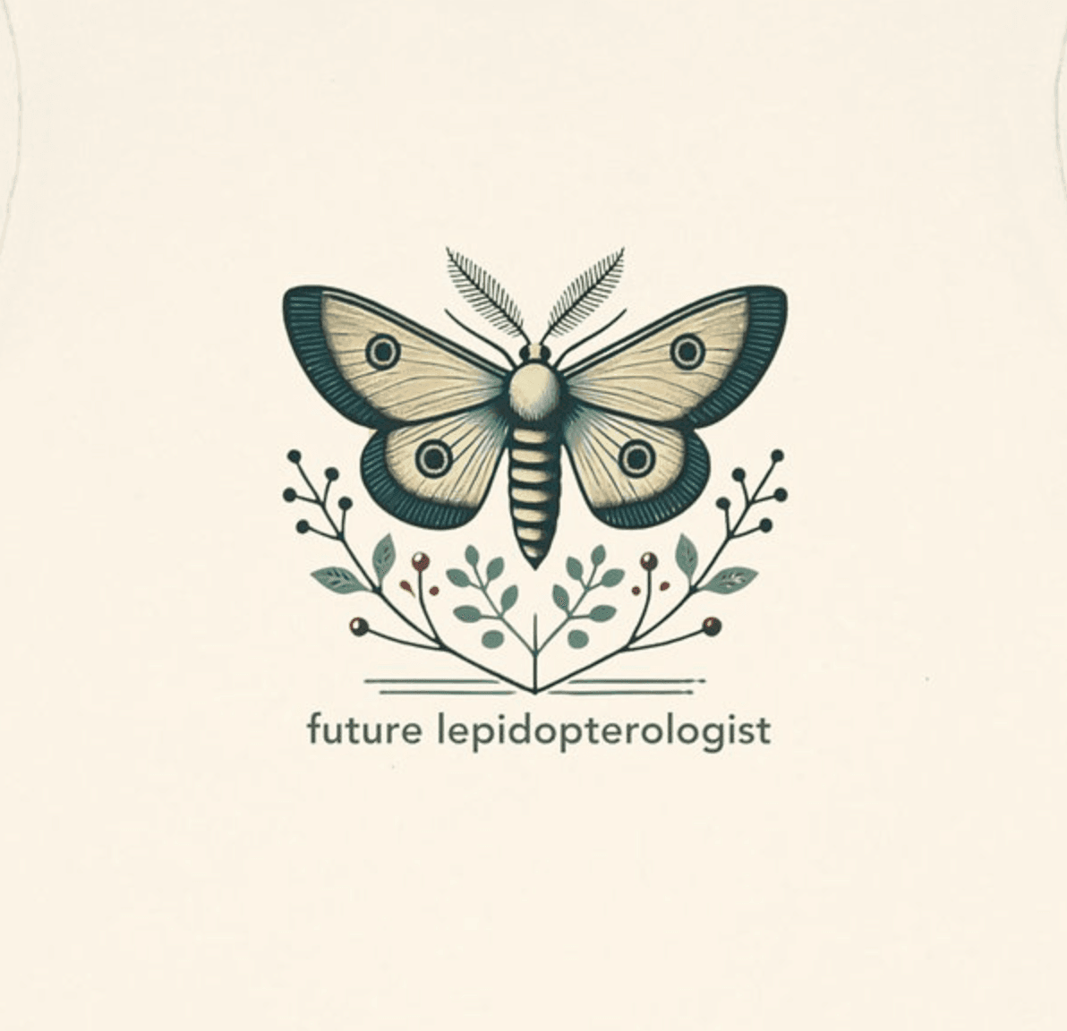 Future Lepidopterologist Moth - Toddler Short Sleeve - Brightsee