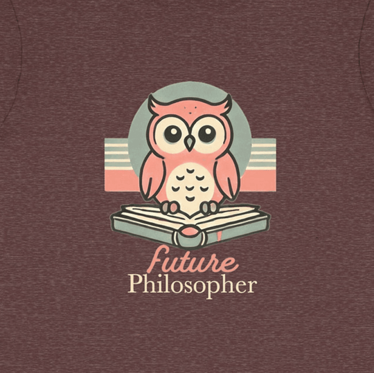 Future Philosopher Owl - Toddler Short Sleeve - Brightsee