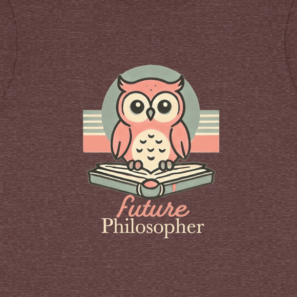 Future Philosopher Owl - Toddler Short Sleeve - Brightsee