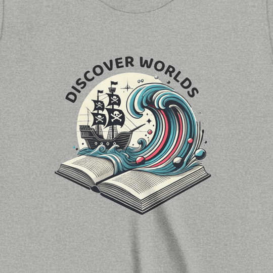 Discover Worlds - Pirate Ship - Youth Short Sleeve - Brightsee