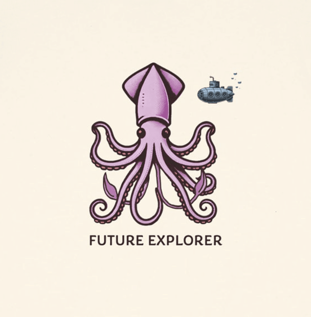 Future Explorer Squid - Toddler Short Sleeve - Brightsee