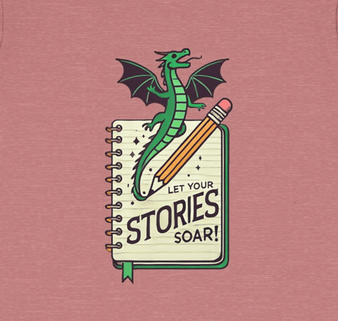 Let Your Stories Soar - Dragon - Toddler Short Sleeve - Brightsee