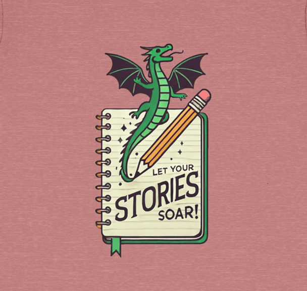 Let Your Stories Soar - Dragon - Toddler Short Sleeve - Brightsee