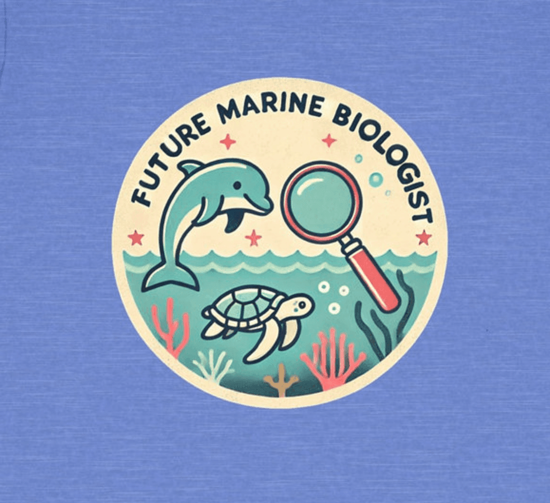 Future Marine Biologist Circle - Toddler Short Sleeve - Brightsee