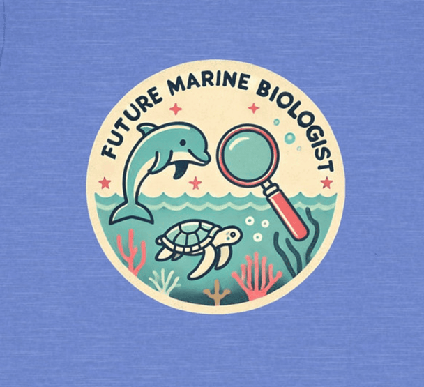 Future Marine Biologist Circle - Toddler Short Sleeve - Brightsee
