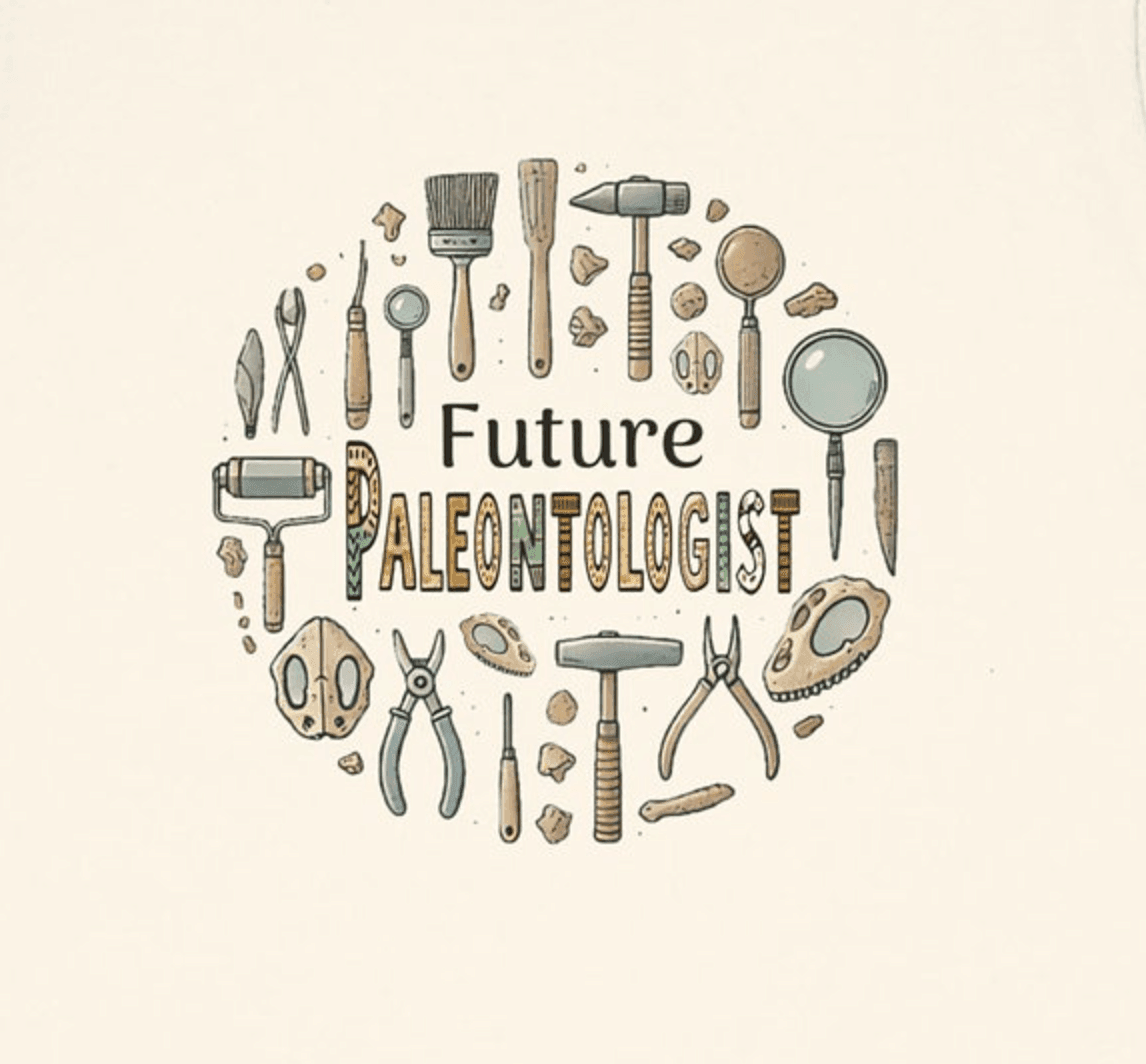 Future Paleontologist Circle - Toddler Short Sleeve - Brightsee