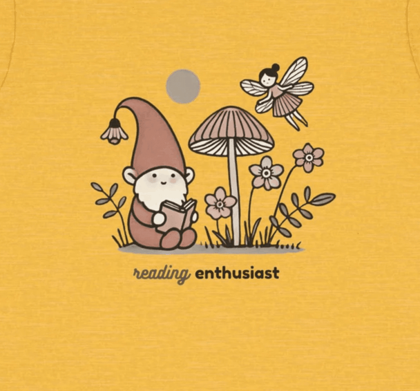 Reading Enthusiast Fantasy - Toddler Short Sleeve - Brightsee