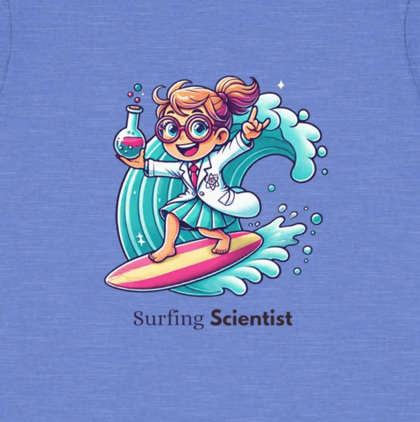 Surfing Scientist Hang Ten - Toddler Short Sleeve - Brightsee